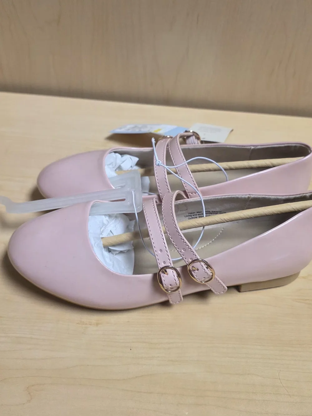 Cat & Jack Pink Patent Flats - Girls